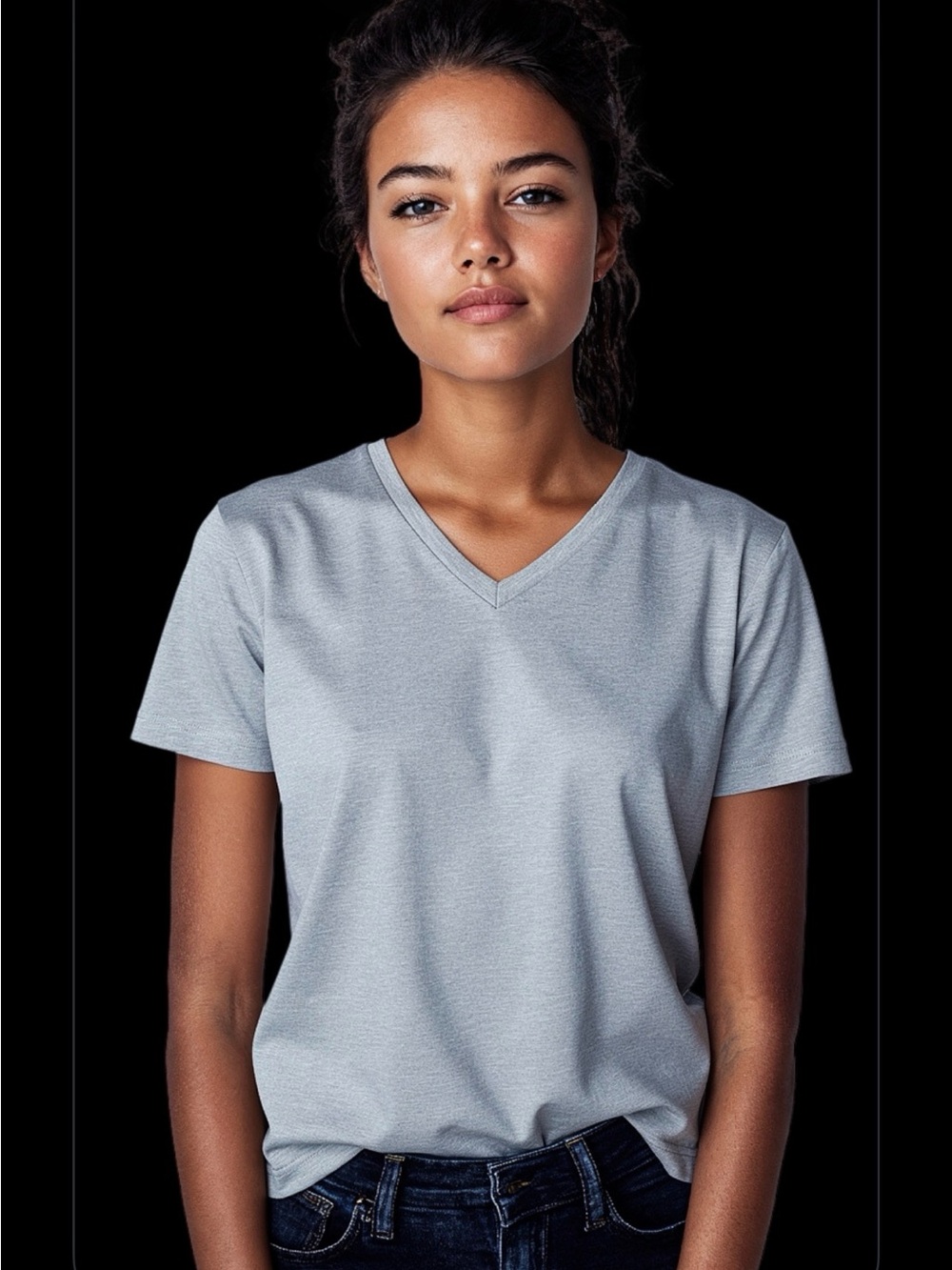 rag & bone Women's Short-Sleeve Tee in Gray